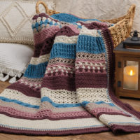 Crochet Striped Afghan Club